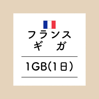 フランス　1GB
